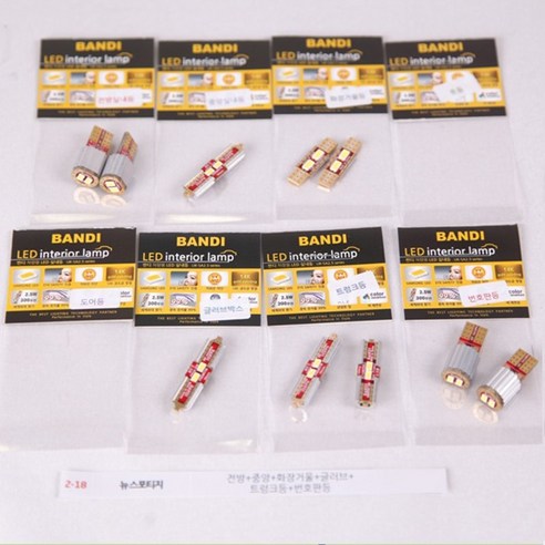 엘이디인코리아 반디 LED 실내등 풀셋 LED램프, 뉴 스포티지, 1세트