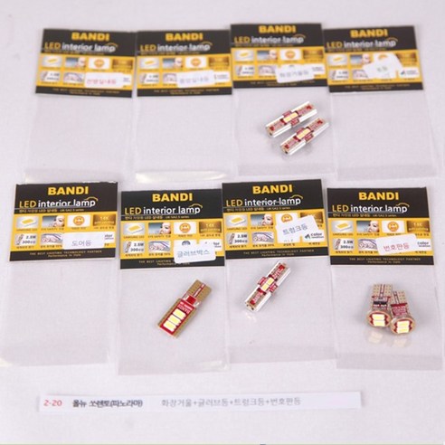엘이디인코리아 반디 LED 실내등 풀셋 LED램프, 올뉴 쏘렌토 / 파노라마 썬루프형, 1세트