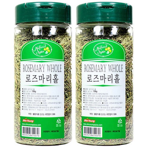 내츄럴스파이스 로즈마리 홀, 100g, 2개