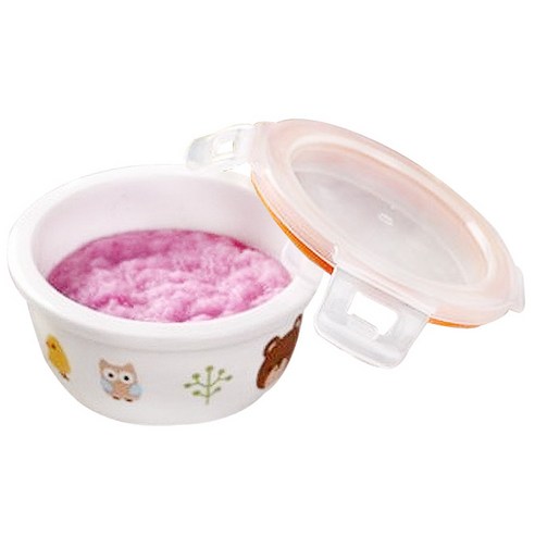 투데코 뉴 이유식 보관 도자기 용기 120ml, 곰, 1개