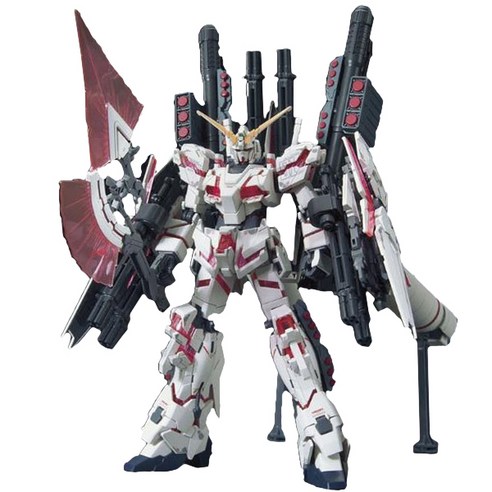 건담 HGUC-199 1/144 RX-0 풀아머 유니콘 건담 디스트로이 모드 레드 컬러 Ver, 1개