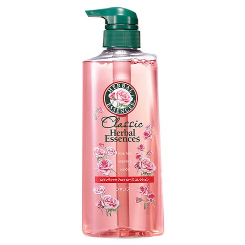 허벌에센스 무실리콘 샴푸 핑크로즈, 490ml, 1개
