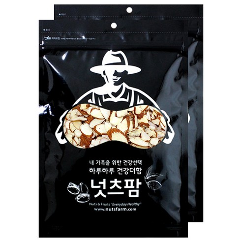 넛츠팜 아몬드 슬라이스, 100g, 2개