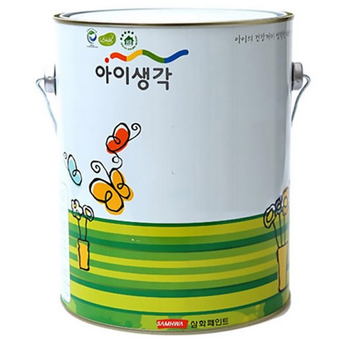아이생각 수성 무광 페인트 4L, 씨그린