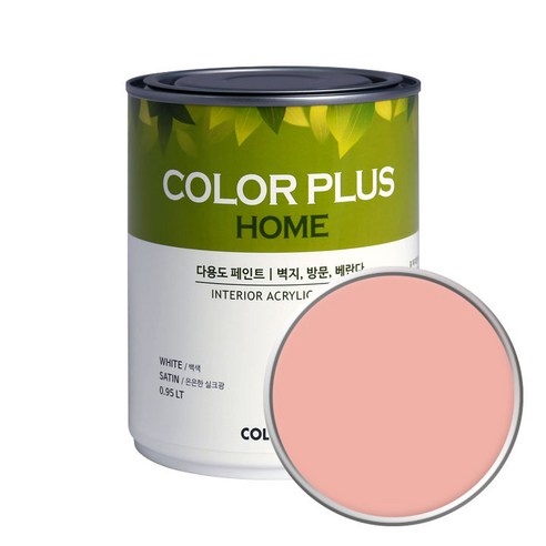 노루페인트 컬러플러스 홈 페인트 1L, 블러셔, 1개
