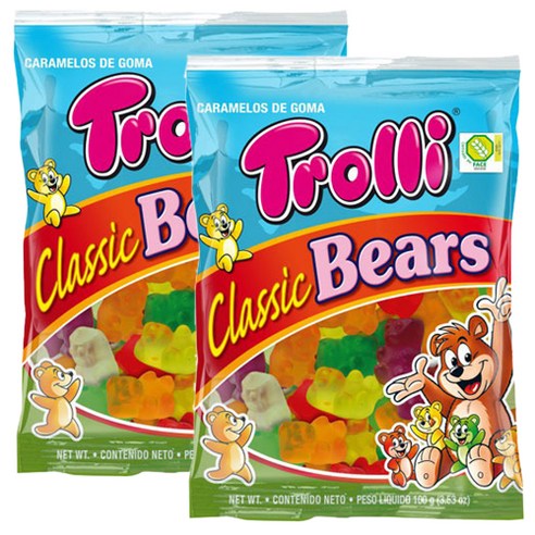 트롤리 클래식 베어, 100g, 2개