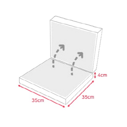 오래 앉아도 편안한 자세, 체리나무 키높이 방석으로 완성하세요!