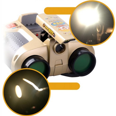 어린이 관찰력 향상을 위한 뽀로로 LED 망원경