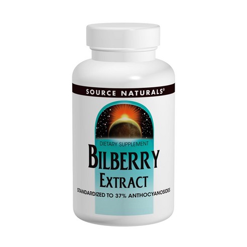 소스내츄럴스 빌베리 추출물 100mg 타블렛, 1개, 120정