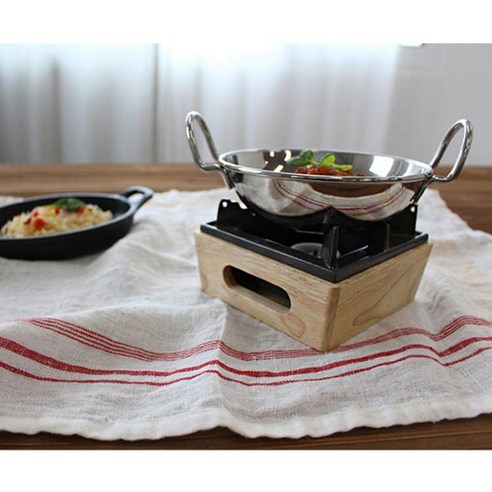 아카시아 내츄럴 워머 미니화로, 13.5 x 13.5 x 8 cm, 1개