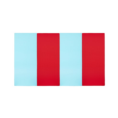 퍼니존 퍼니테라피 스카이블루시리즈1 유아폴더매트, 레드