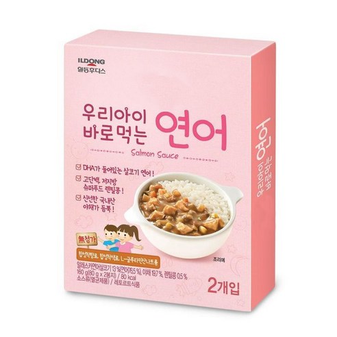 일동후디스 바로 먹는 소스, 연어, 160g, 2개