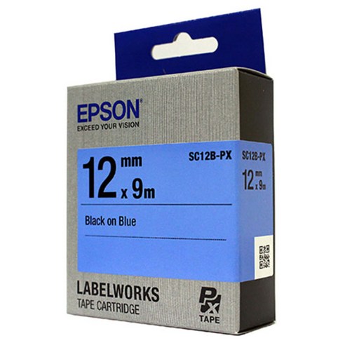 엡손 PRIFIA 라벨카트리지, SC12B, 9m