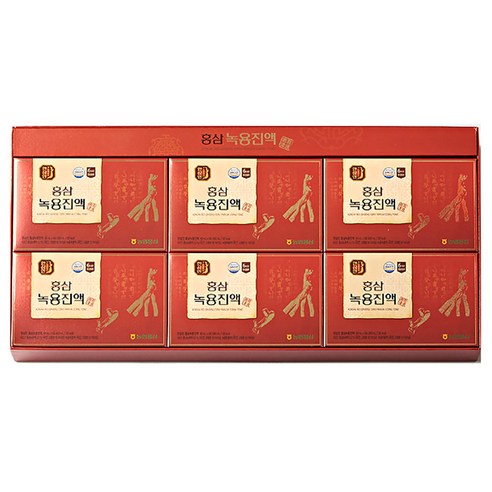 한삼인 홍삼녹용진액 + 쇼핑백, 1800ml, 30개입