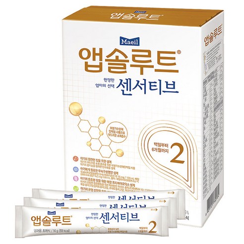 매일유업 앱솔루트 센서티브 2단계, 14g, 1개