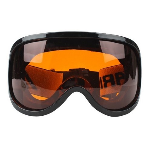 어라이즈 성인용 안경병용 싱글 렌즈 스키 보드 고글 AWEA501, BLACK