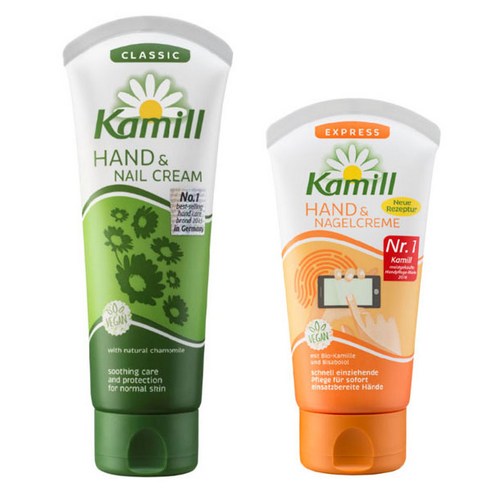 카밀 핸드크림 클래식 세트, 핸드크림 100ml + 소프트 앤 드라이 75ml, 1세트