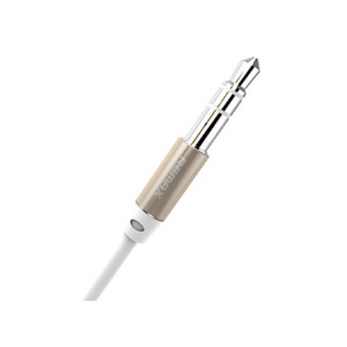 높은 음질과 튼튼한 소재로 만들어진 리맥스 3.5 mm AUX 음향 케이블
