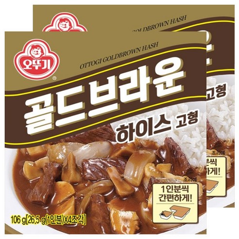 오뚜기 골드브라운 하이스 신제품, 105g, 2개