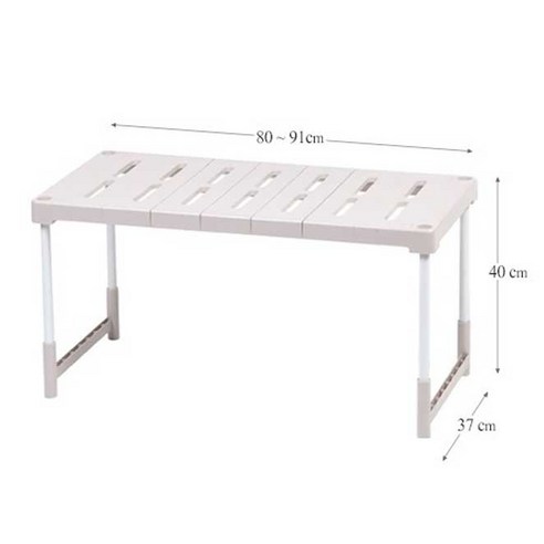 창신리빙 공간활용 폭조절 선반 H40: 내구성 있고 다목적적인 수납 솔루션