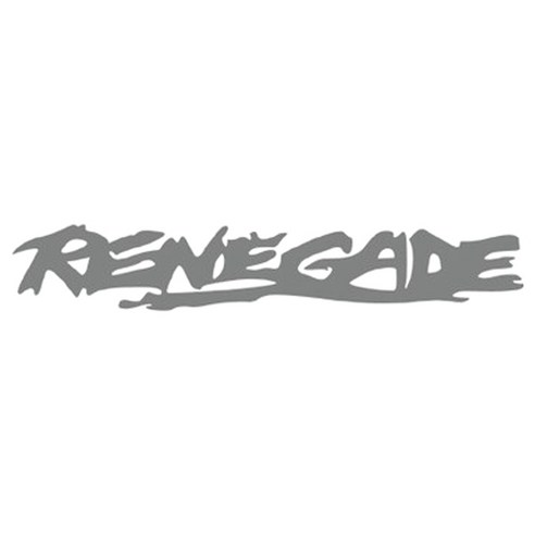 그리드 Jeep Renegade 자동차 스티커 50054, 미들그레이-30cm, 1개