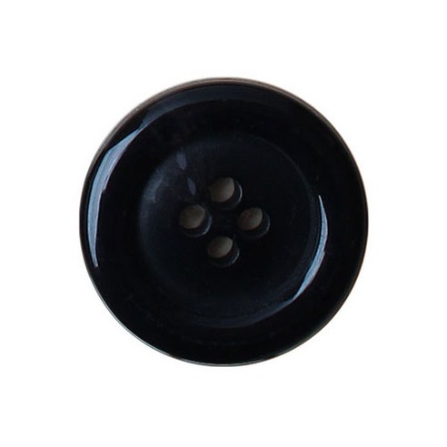 동화상가몰 야크코트 단추 I-2 25mm, 블랙 유광, 10개