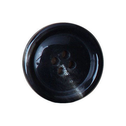 동화상가몰 야크코트 단추 I-3 25mm, 블랙 유광, 10개