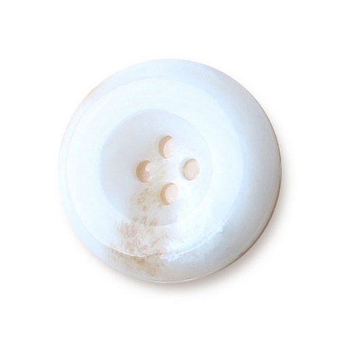 동화상가몰 야크코트단추I 6 15mm, 화이트 유광, 15개입