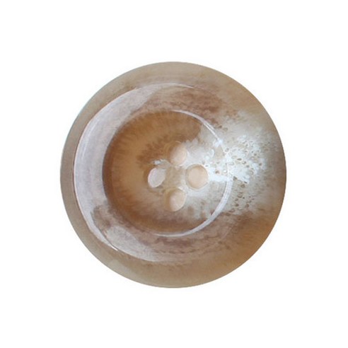 동화상가몰 야크코트단추I 6 15mm, 베이지 유광, 15개입
