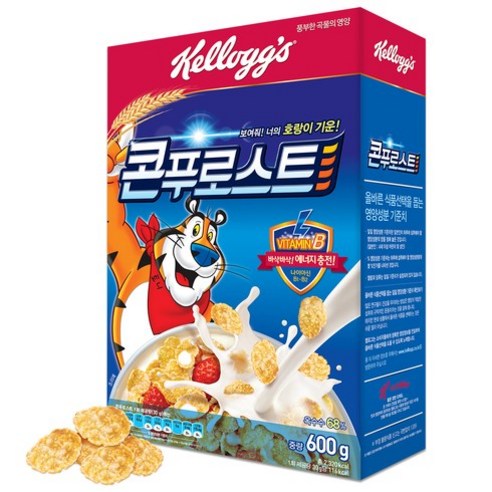 켈로그 콘푸로스트 시리얼, 600g, 5개