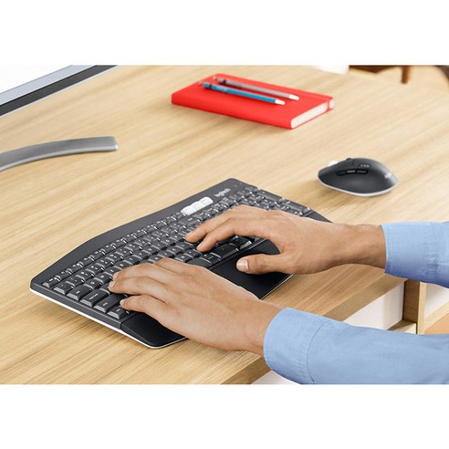  로지텍 블루투스 멀티 무선 키보드 마우스 세트 MK850, 일반형 