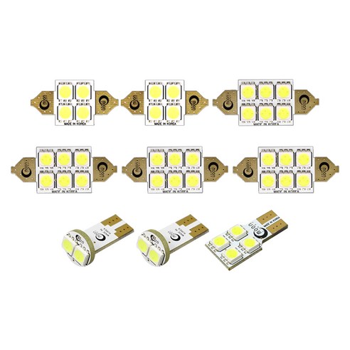 문라이트 차량용 LED 범용실내등 풀세트, 스포티지R (13년까지 다시방 T10), 1개