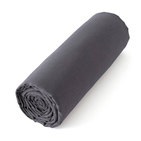 라흐두뜨 린넨 심플 매트리스 커버 F679795, charcoal grey