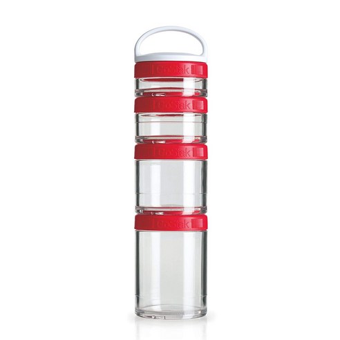 Blender Bottle 고스택 다목적 휴대 보관용기 세트, Red, 1개
