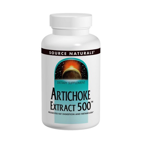 소스내츄럴스 아티초크 추출물 500mg 타블렛, 180개입, 1개