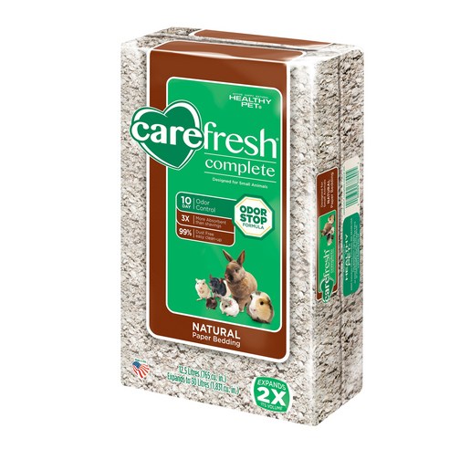Healthy Pet 케어프레쉬 컴플리트 내추럴 페이퍼 악취 제거 베딩 12.5 L, Natural, 1개