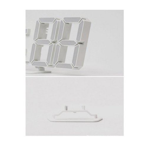 무아스 프리미엄 3D LED 벽시계 - 현대적인 디자인과 높은 성능
