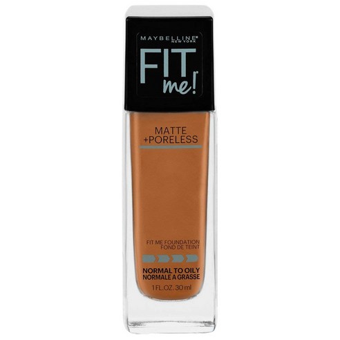 메이블린 핏 미! 매트+ 포어리스 파운데이션 30ml, Spicy Brown, 1개