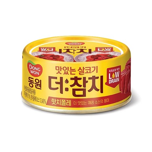 동원에프엔비 더참치 핫치폴레, 135g, 48개