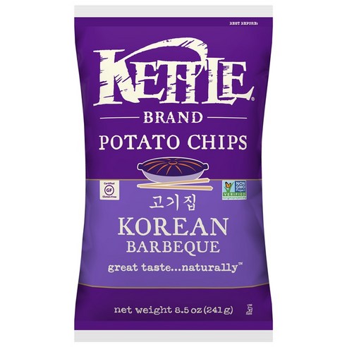 케틀브랜드 포테이토 칩, Korean Barbeque, 241g