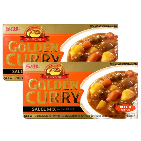에스앤비골든 카레 순한맛, 220g, 2개