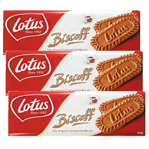 로투스 비스코프 비스켓, 250g, 3개입