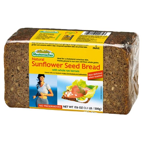 메스테마허 선플라워 씨드 브레드, 500g, 1개