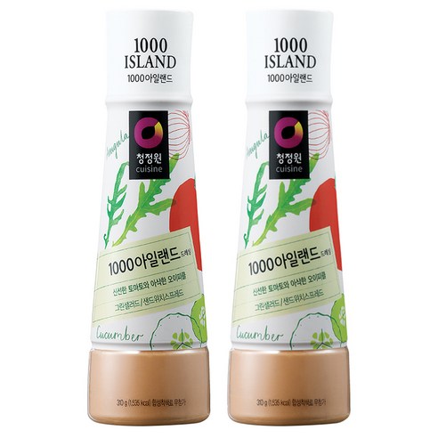 [청정원] 1000 아일랜드 드레싱, 310g, 2개