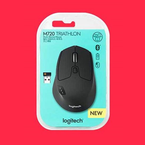 편안하고 다목적인 Logitech M720 무선 마우스로 생산성과 편안함 경험