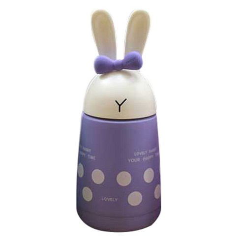 매직래빗 보온병, 퍼플, 300ml
