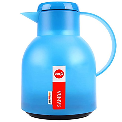 엠사 삼바 보온보냉 주전자, 1L, 파랑
