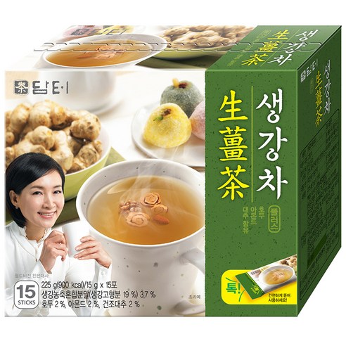 담터 생강차 플러스, 15g, 15개
