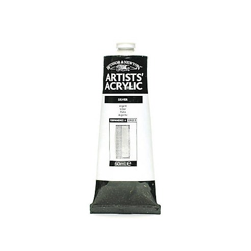 윈저앤뉴튼 아티스트 아크릴물감 S3 014 AntiqueGold, 60ml 617Silver, 1