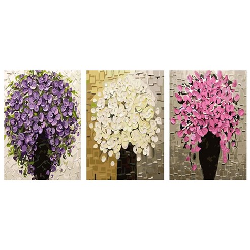 아트모아 명화그리기 DIY, F-02 삼색화병 3단세트